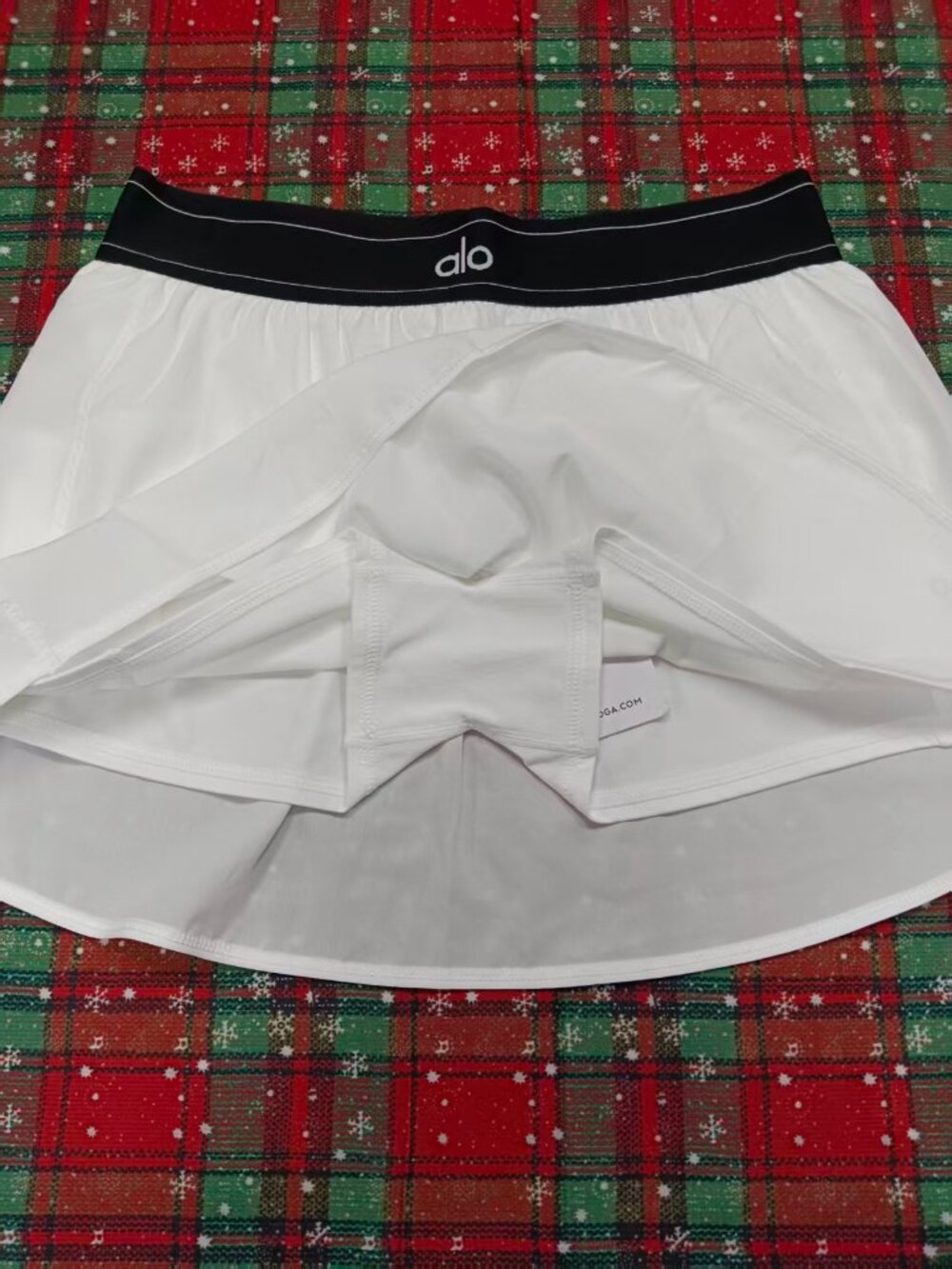 ALO Yoga Match Point High-Waisted Tennis Skirt White|New With Tags🤍 - Picture 6 of 9